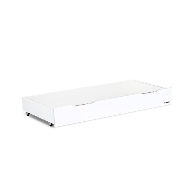 Sertar Depozitare Cu Capac Pentru Patut Copii Woodies 140 A  70 Cm, Alb Pjbsertar_woodiess140