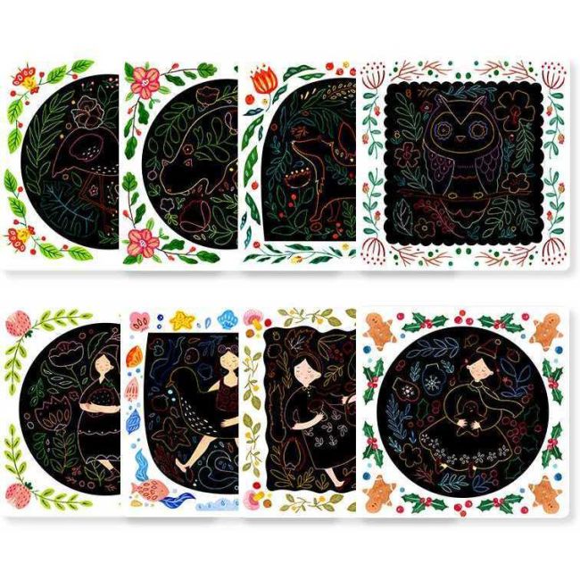 Set Scratch art Happy Time Mideer MD4051 BBJMD4051_Initiala