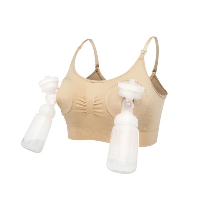 Sutien 2 in1 - alaptare si sustinere pompa san (bej)