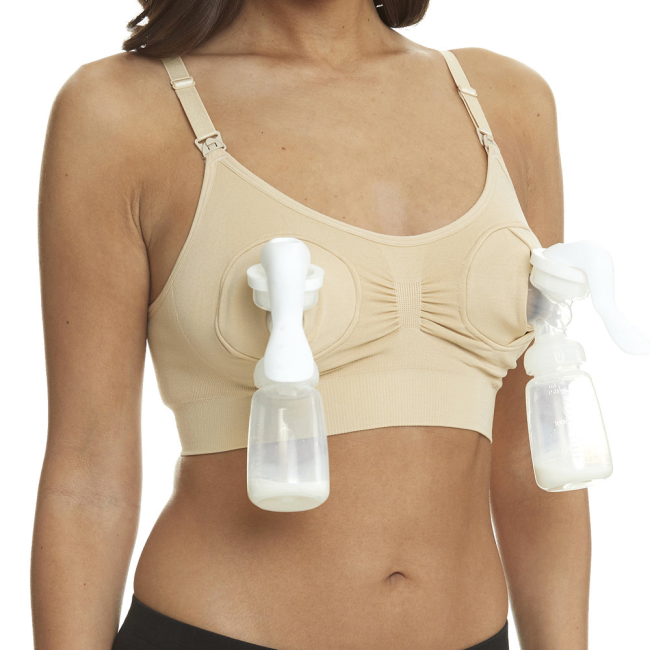 Sutien 2 in1 - alaptare si sustinere pompa san (bej)