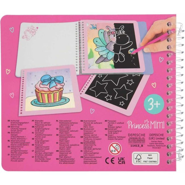 Carte Princess Mimi Mini Magic-Scratch Book Depesche PT11413 BBJPT11413_Initiala