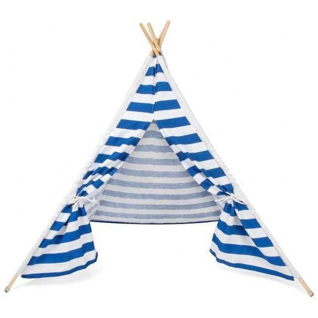 Cort copii Teepee 120x120x155 cm Tutumi MP77603 BBJMP77603_Albastru Inchis