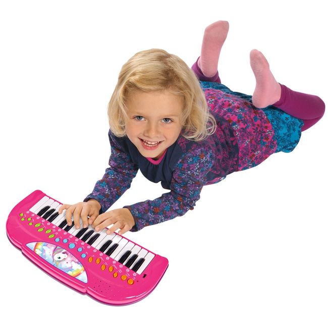 Jucarie simba orga my music world unicorn cu 32 clape hubs106832445
