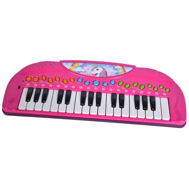 Jucarie simba orga my music world unicorn cu 32 clape hubs106832445