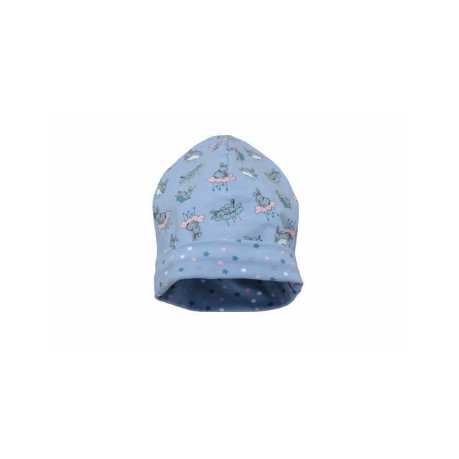 Caciula Bunny, cu bordura, in strat dublu, 48-50 cm KDECDB35BUN