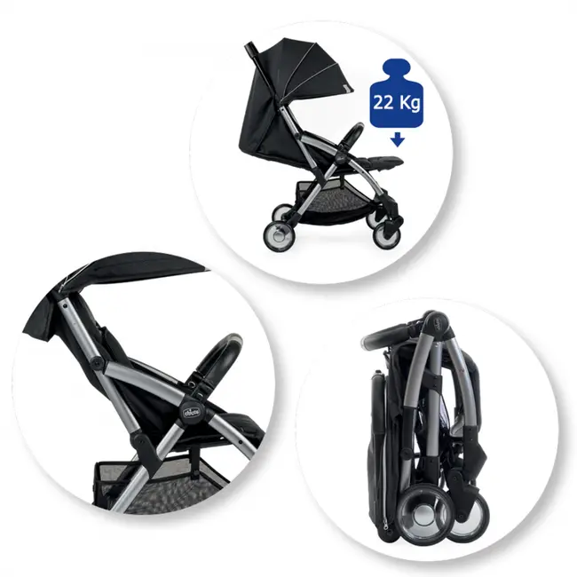 Carucior sport Chicco Goody Plus, GreyMist (Gri), 0luni+ CHC79877-8_GREY MIST