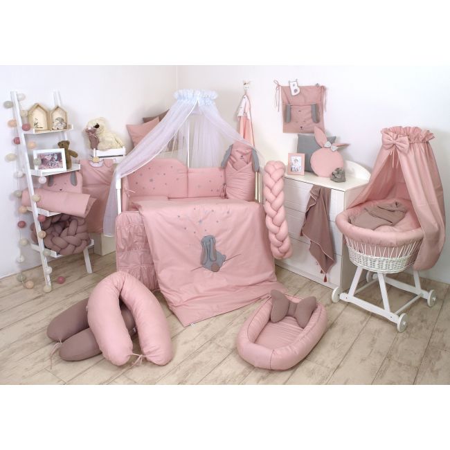 Paturica De Infasat Multifunctionala Fluffy Bumbac Roz 78x78cm, Amy Pjb80164