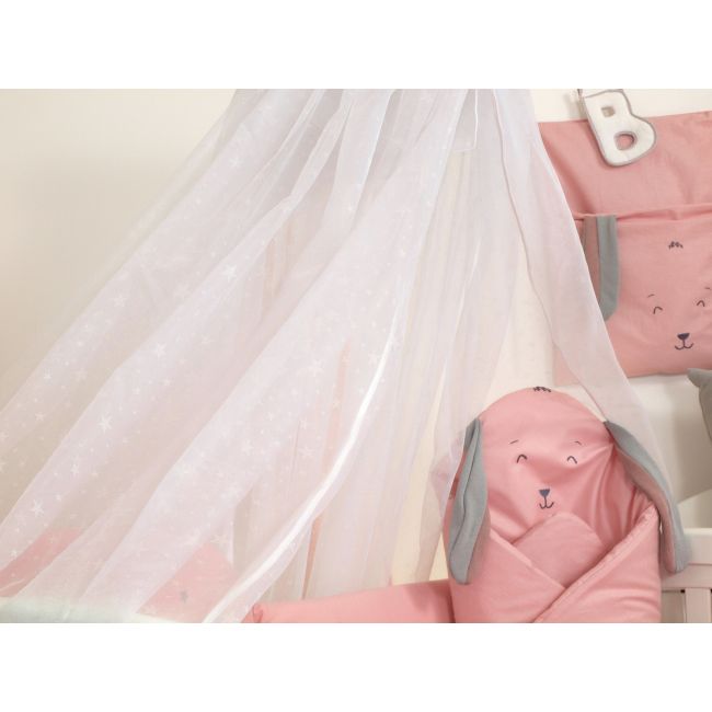 Paturica De Infasat Multifunctionala Fluffy Bumbac Roz 78x78cm, Amy Pjb80164