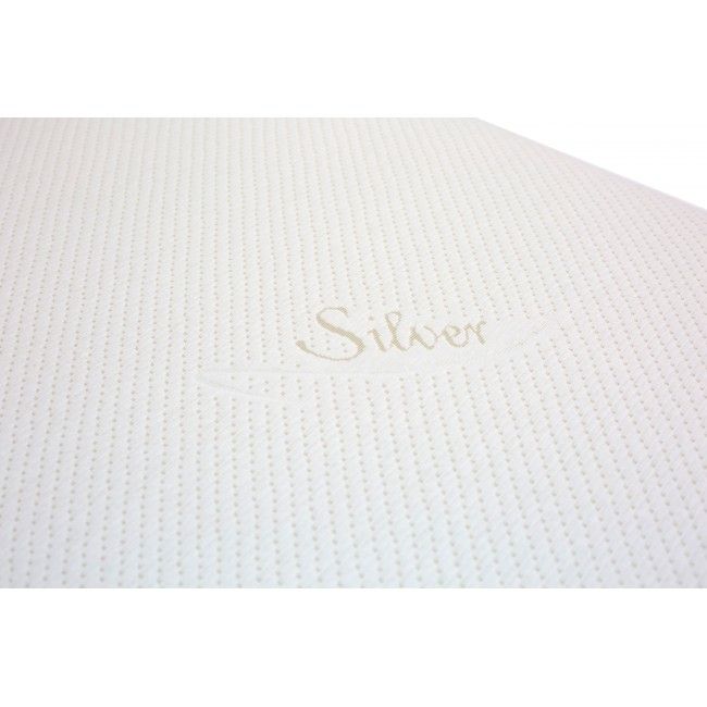 Perna Din Spuma T18, Antiregurgitare Pentru Bebelusi, Plan Inclinat, Husa Detasabila Silver, Efect Antimicrobian Superior, 60x38 Cm Pjbpjb_099
