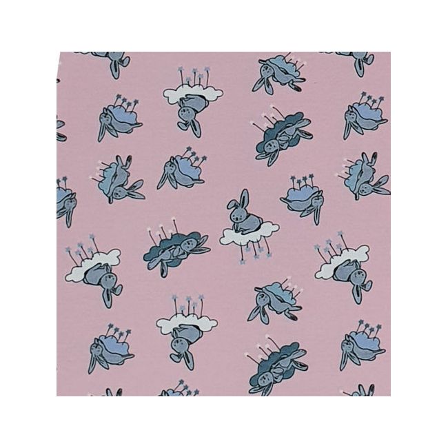 Sac de dormit copii Bunny Pink, 60 cm, 0.8 tog - Primavara KDEJ6008BUNP