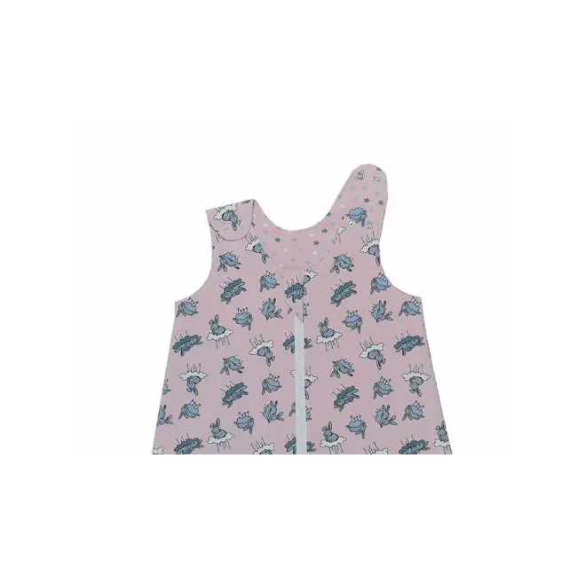 Sac de dormit copii Bunny Pink, 85 cm, 0.8 tog - Primavara KDEJ8508BUNP