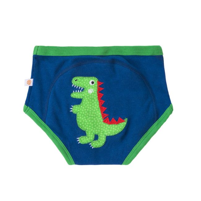 Set 3 Chilotei Antrenament, Zoocchini, Baiat, 3-4 ani, 100% Bumbac Organic, Dino KRT6104