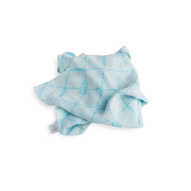 Set Swaddle si suport de prindere baveta, eKoala, Blue KRTEK202
