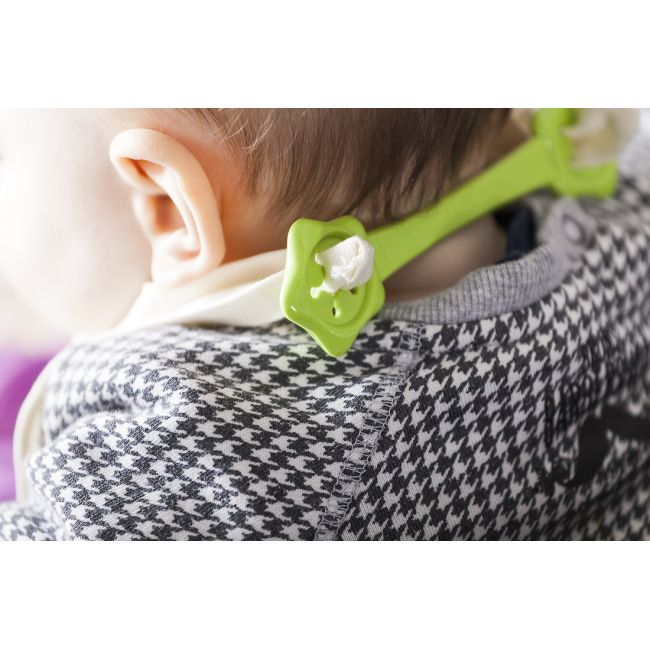 Set Swaddle si suport de prindere baveta, eKoala, Green KRTEK203