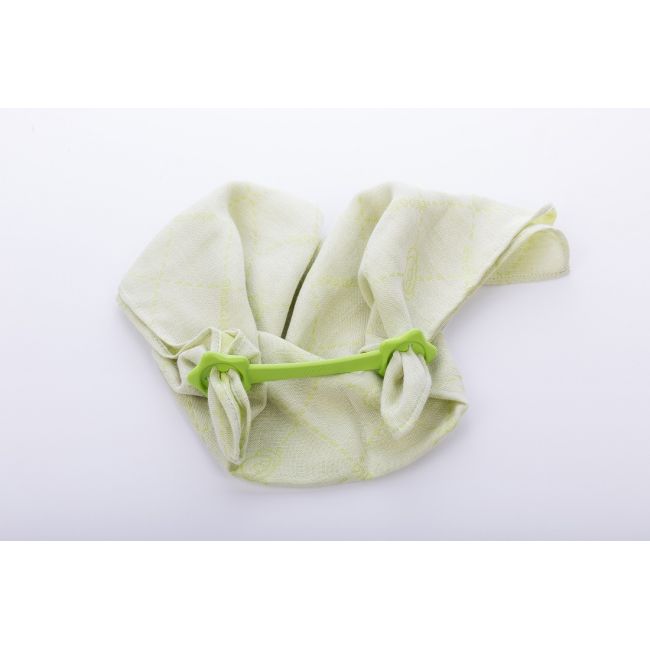 Set Swaddle si suport de prindere baveta, eKoala, Green KRTEK203