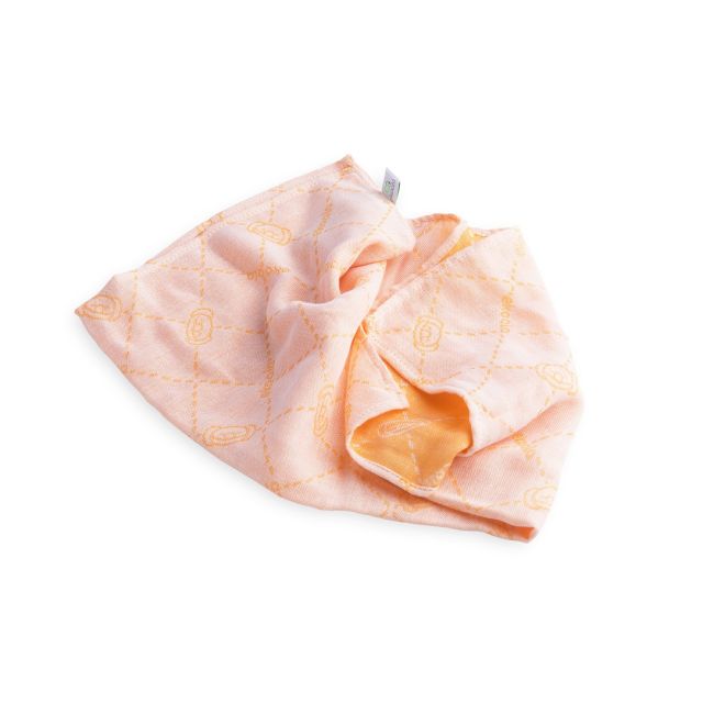 Set Swaddle si suport de prindere baveta, eKoala, Orange KRTEK201