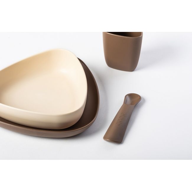 Set de masa Prima Pappa, eKoala, BIOplastic, Brown KRTEK122