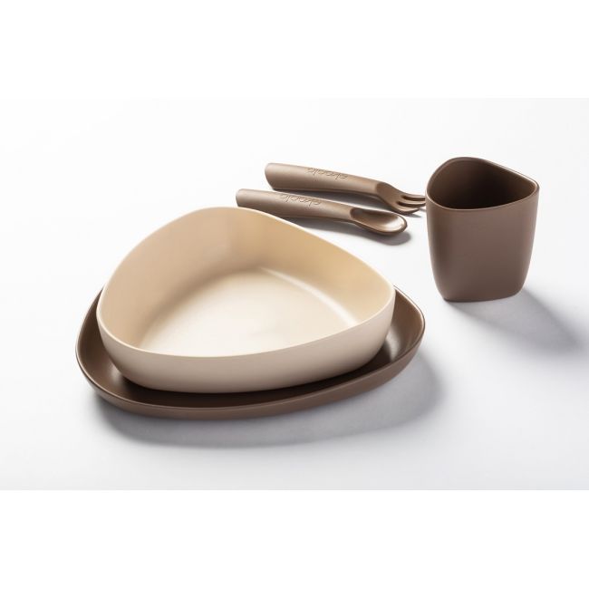 Set de masa Prima Pappa, eKoala, BIOplastic, Brown KRTEK122