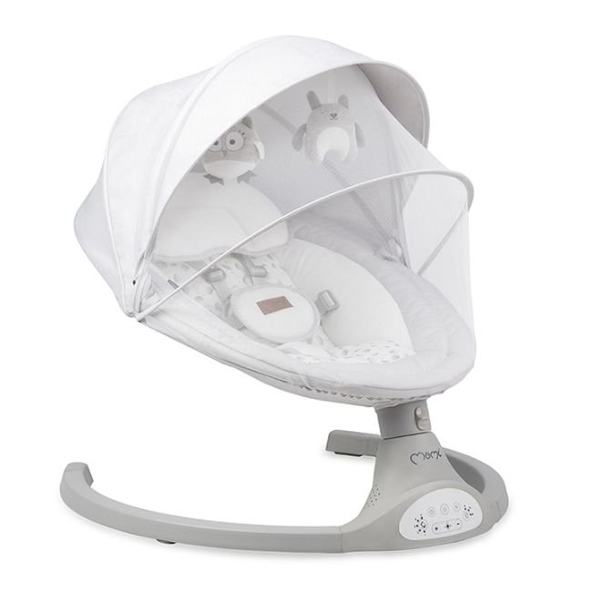 Balansoar electric MoMi Lami, Light Grey KRTBULE00023