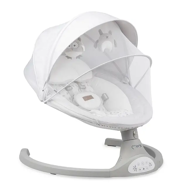 Balansoar electric MoMi Lami, Light Grey KRTBULE00023