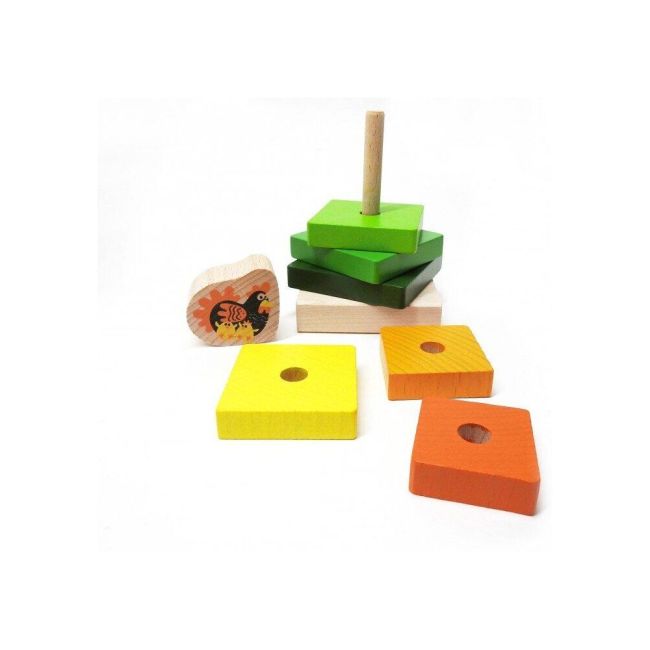 Jucarie din lemn, Cubika, &quot;Piramida 2&quot; KRT15276