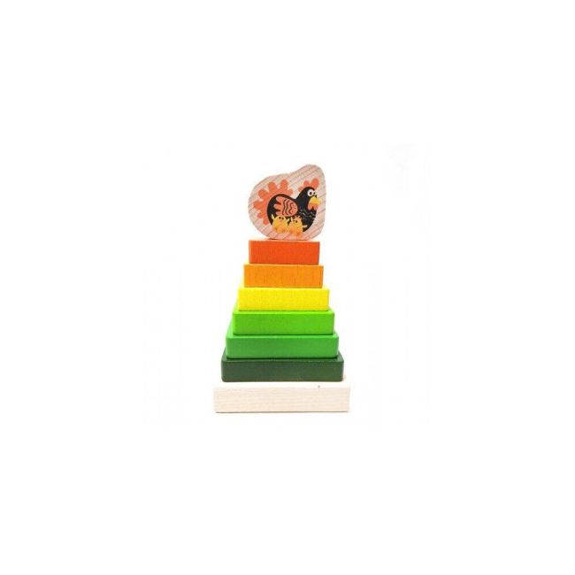 Jucarie din lemn, Cubika, &quot;Piramida 2&quot; KRT15276