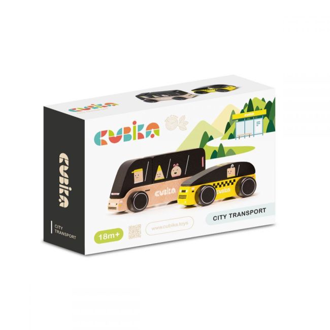 Jucarie din lemn, Cubika, City Truck KRT15498