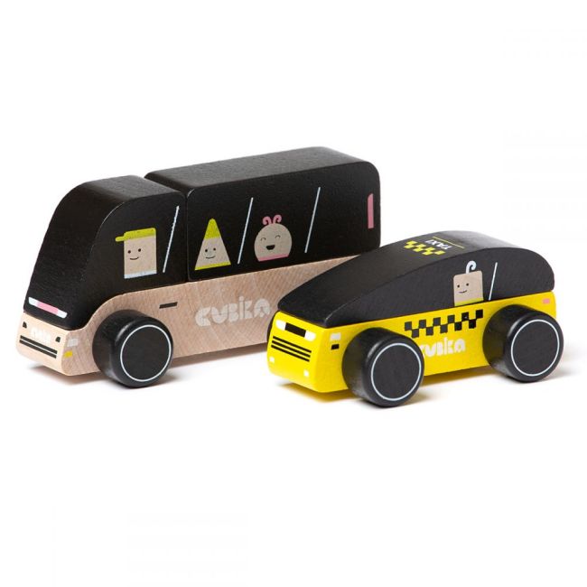 Jucarie din lemn, Cubika, City Truck KRT15498