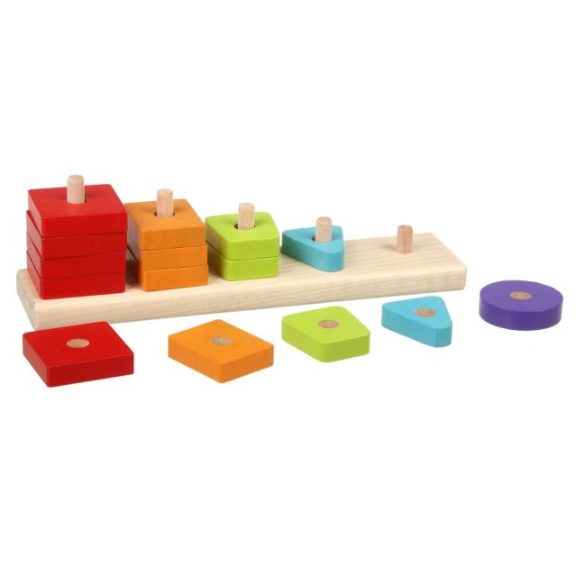 Jucarie din lemn, Cubika, Sortator Forme Geometrice 01 KRT15320