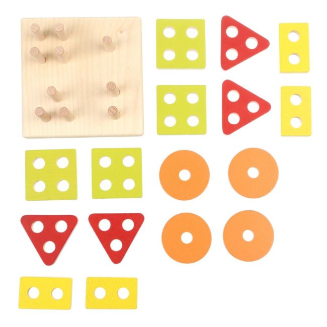 Jucarie din lemn, Cubika, Sortator Forme Geometrice 03 KRT15344