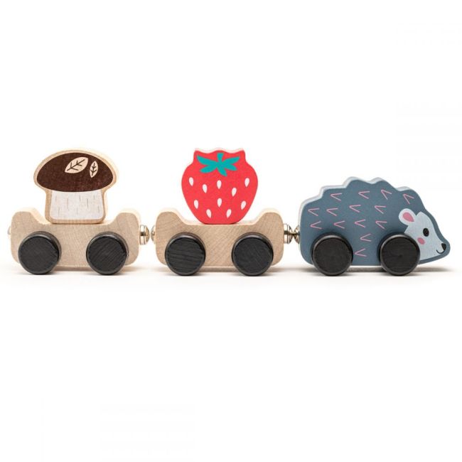 Jucarie din lemn Cubika, Hadgehog Family KRT15467