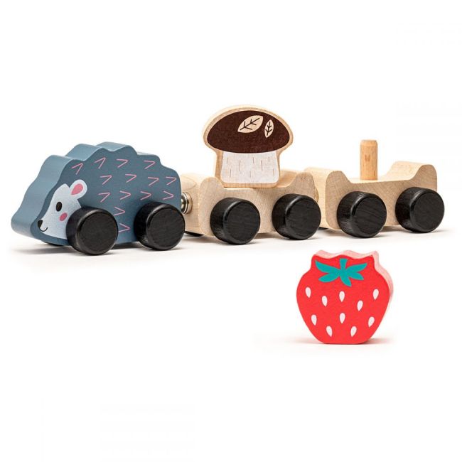 Jucarie din lemn Cubika, Hadgehog Family KRT15467