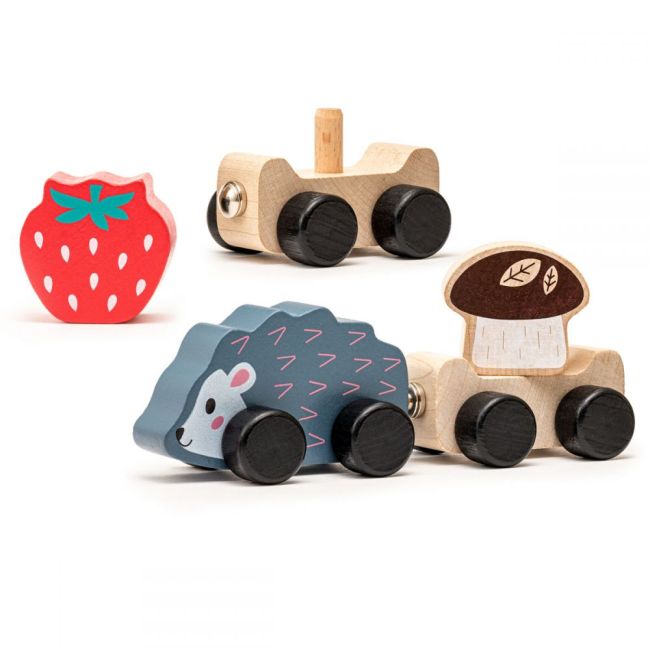 Jucarie din lemn Cubika, Hadgehog Family KRT15467