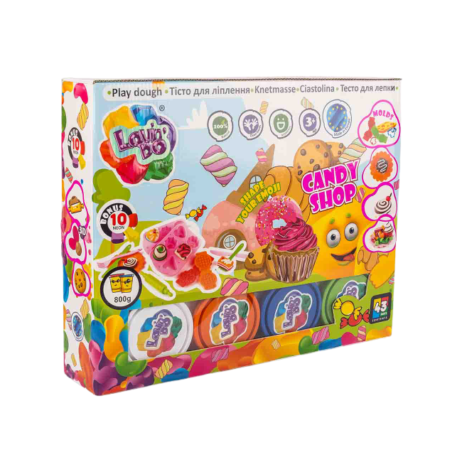 Set de modelat plastilina, Lovin&#039;Do - CANDY SHOP 2 KRTOK11017