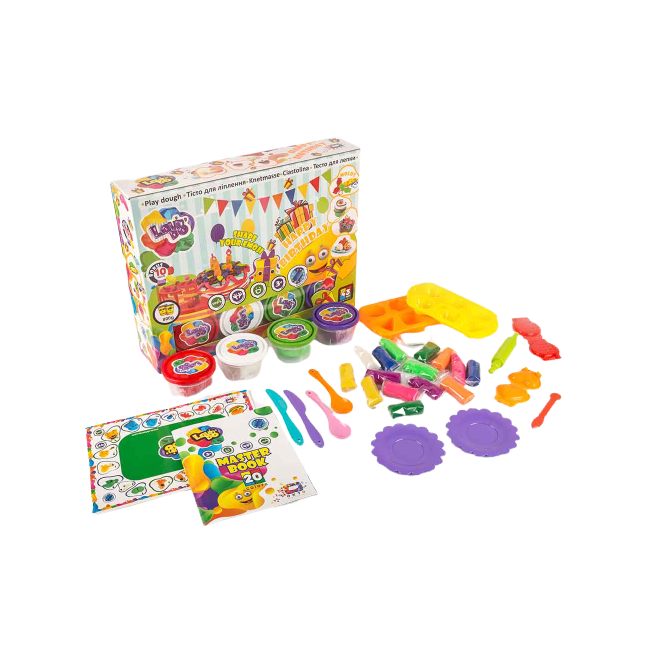 Set de modelat plastilina, Lovin&#039;Do - HAPPY BIRTHDAY 2 KRTOK11011