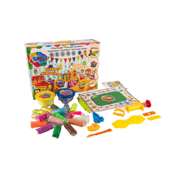 Set de modelat plastilina, Lovin&#039;Do - HAPPY BIRTHDAY KRTOK11012