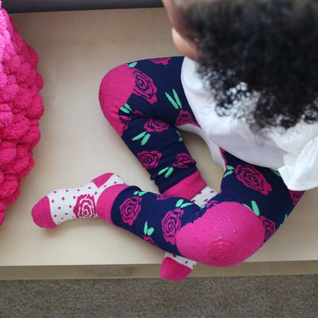 Set pantaloni si soseste antiderapante, Zoocchini, 12-18 Luni – Bunny KRTZ0190
