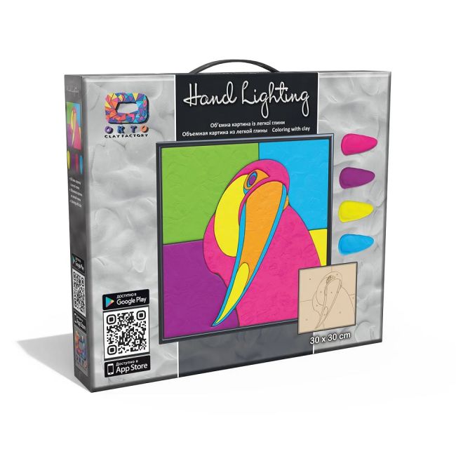 Set pictura 3D cu argila usoara, 30*30cm - TUKAN KRTOK70086
