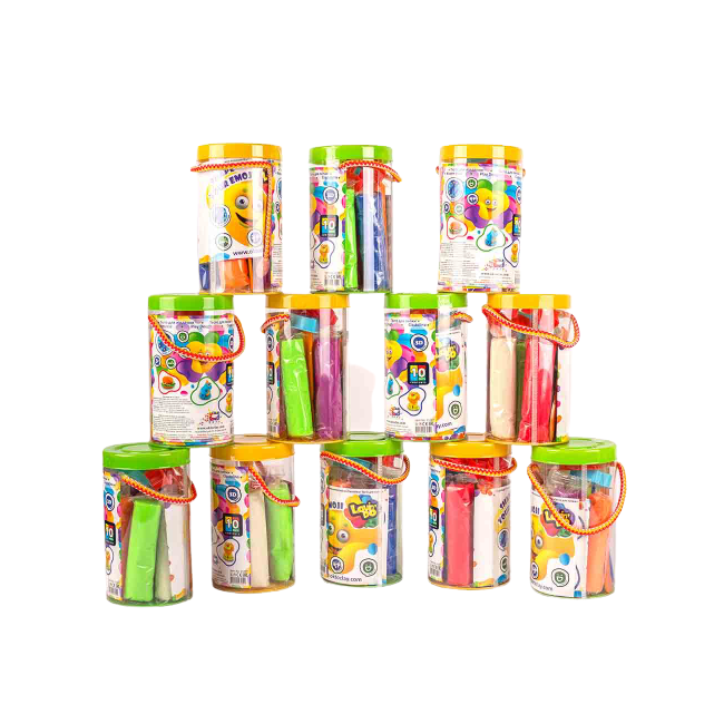 Set plastilina 100% ECO, Lovin&#039;Do - 6 culori si forme de modelaj KRTOK31007