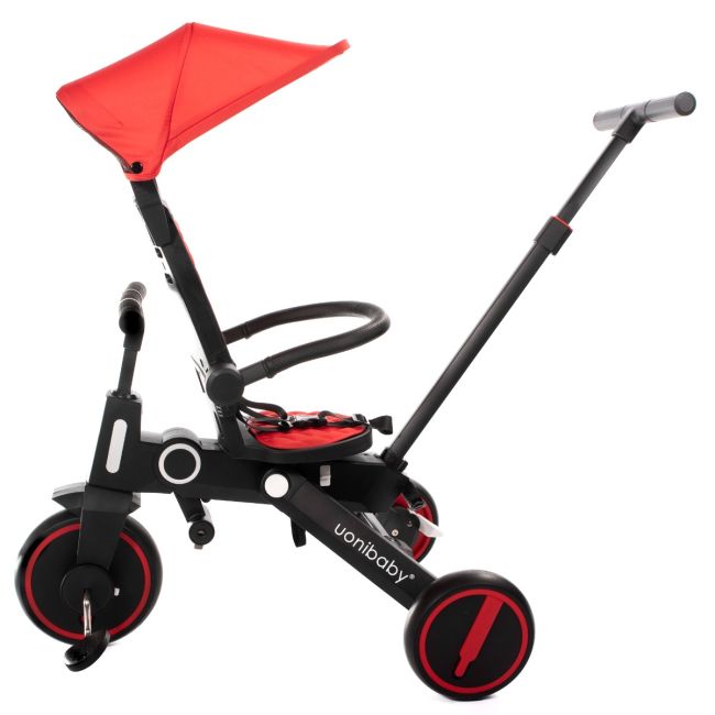 Tricicleta Uonibay 3 in 1, Pliabila si Reversibila - Red KRTSL168RED