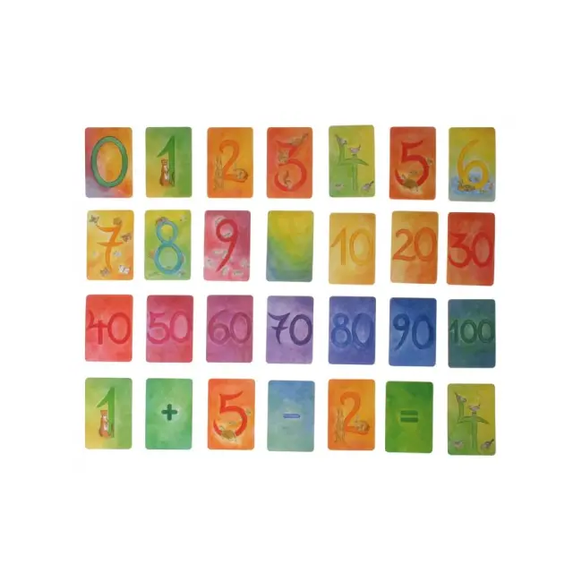Carduri pentru invatat numerele, varianta 1 RMK40500