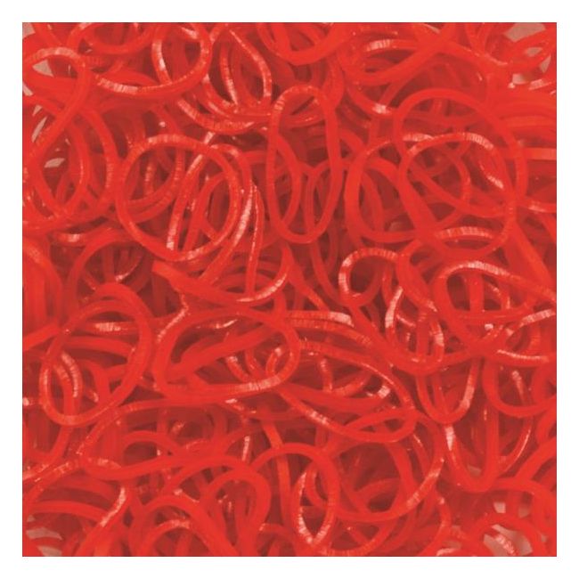 Elastice Rainbow Loom - Jelly Rosu-600 buc - RL851566005660
