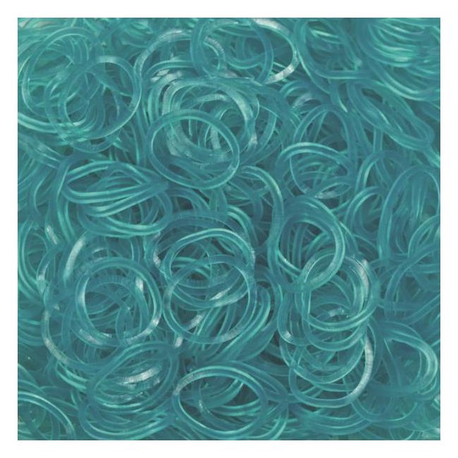 Elastice Rainbow Loom - Jelly Turcoaz-600 buc - RL851566005141