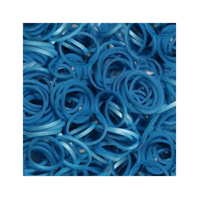 Elastice Rainbow Loom - Metalic Albastru-300 buc - RL851566005424