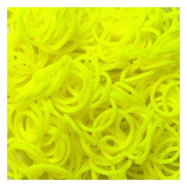 Elastice Rainbow Loom - Neon Galben - 300 buc. - RL851566005844