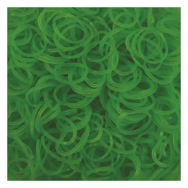 Elastice Rainbow Loom - Neon Verde - 300 buc. - RL851566005899