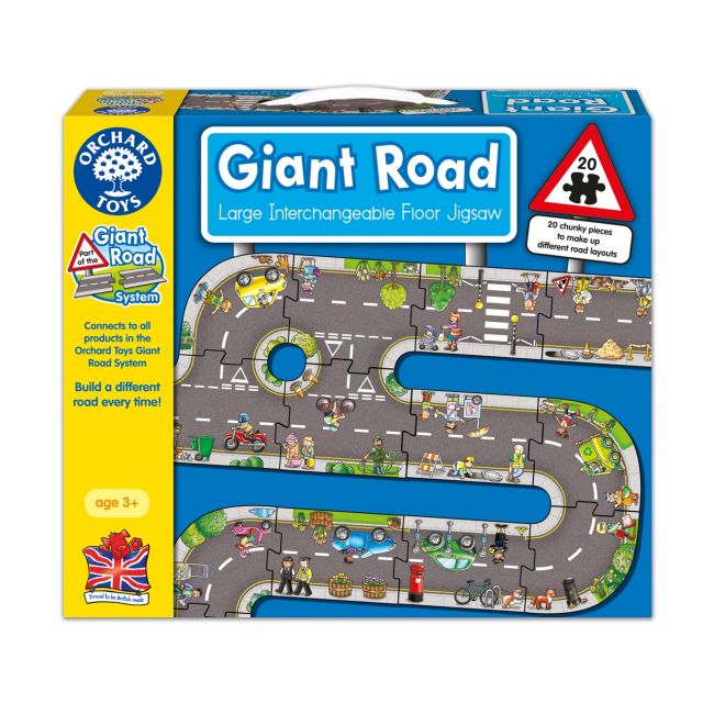 Puzzle gigant de podea traseu masini (20 piese) GIANT ROAD JIGSAW - OR286