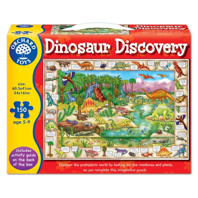 Puzzle in limba engleza Lumea dinozaurilor (150 piese) DINOSAUR DISCOVERY - OR272