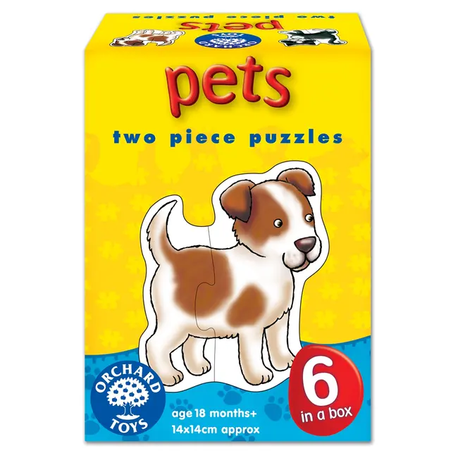 Set 6 puzzle Animale de companie (2 piese) PETS - OR206
