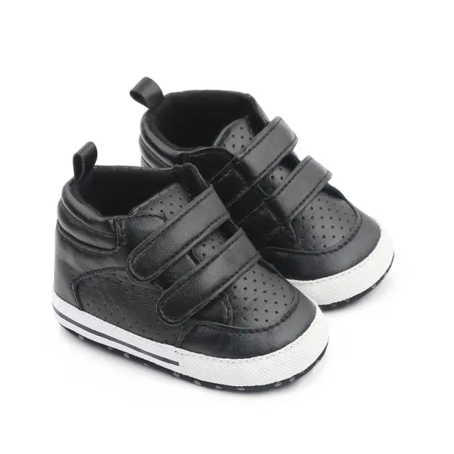 Adidasi negri pentru baietei mbd2745-1-ac14.3-6 luni (marimea 18 incaltaminte)